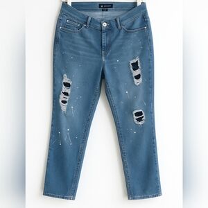 BloomChic Distressed Blue Women's Jeans